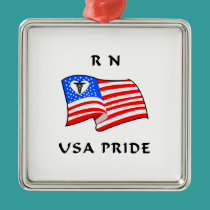 RN USA Pride ornaments