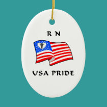 RN USA Pride ornaments