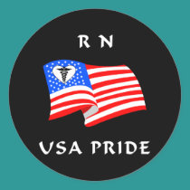 RN USA Pride stickers