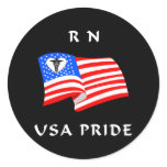 RN USA Pride stickers