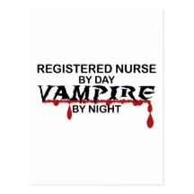 RN Vampire by Night Post Card
