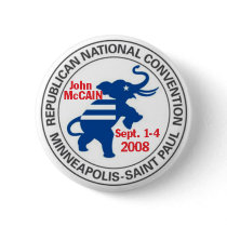 RNC Convention McCAIN Button Republican