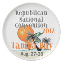 RNC Convention Dinner Plate