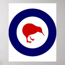 Rnzaf roundel, New Zealand Posters