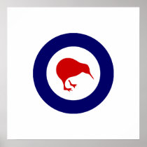 Rnzaf roundel, New Zealand Print