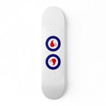 Rnzaf roundel, New Zealand skateboards by bestflag Rnzaf roundel, New Zealand skateboards
