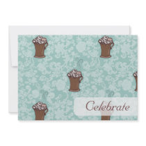 Ro-Cocoa, 5"x7" invitation