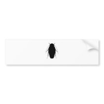 Roach Illustration Bumper Stickers