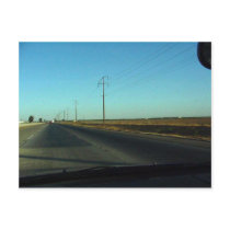 Road Bakersfield Postcard