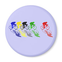 Road Bike Road Racing  Cycling Fridge Magnet