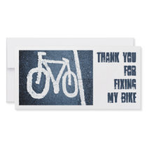 Road Bike - Thank You photo cards