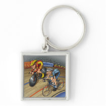 Road Biking, Not Wrong But...keychain