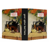 Road Closed; Proceed at Your Own Risk Vinyl Binder