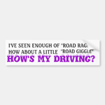 ROAD GIGGLE BUMPER STICKER