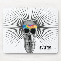 Road Hard Skull Mouse Pad mousepads