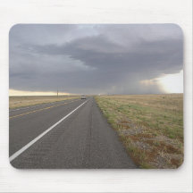 Road Into The Storm Mouse Pads
