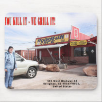 Road Kill Cafe mousepads