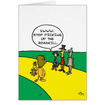 Road Kill in Oz Greeting Cards