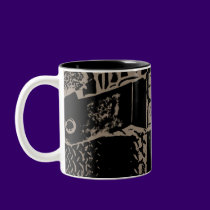 Road King, Sand Posterized Graphic mugs