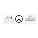 road peace bumper stickers by jessewilson330 road peace bumper stickers