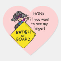 Road Rage Humor Stickers