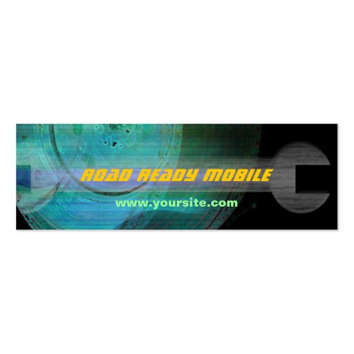 Road Ready Mobile Mechanic Business Card (front side)