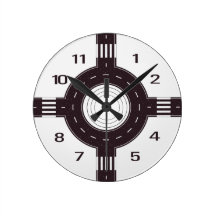 Road Ring Wall Clock
