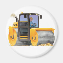 Road Roller Magnet magnets