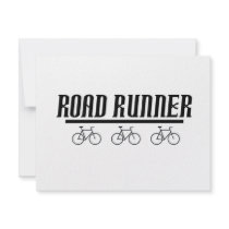 road runner bike tee invitations