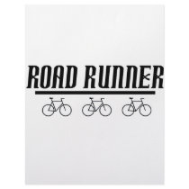 road runner bike tee letterhead design