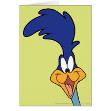 Road Runner Face Greeting Cards