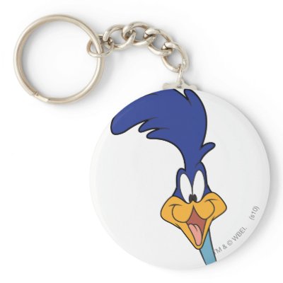 Road Runner Face keychains