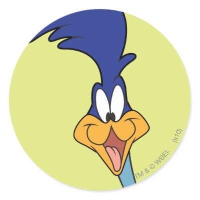 Road Runner Face stickers