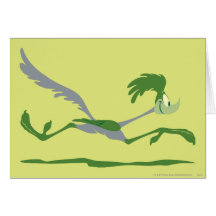 Road Runner Going Fast Card