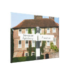 Road sign at Little Missenden, Buckinghamshire Gallery Wrap Canvas