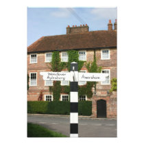 Road sign at Little Missenden, Buckinghamshire Photograph