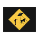 Road Sign- Cow and UFO postcards by warrior_woman Road Sign- Cow and UFO postcards
