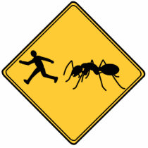 Road Sign- Giant Ant Cut Out Sculpture photo sculptures by warrior_woman Road Sign- Giant Ant Cut Out Sculpture photo sculptures