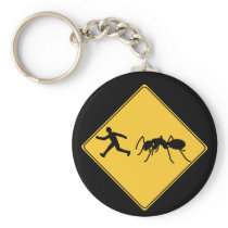 Road Sign- Giant Ant Keychain