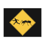Road Sign- Giant Ant Postcard