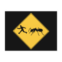 Road Sign- Giant Ant Postcard