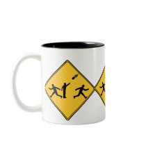 Road Sign- Meteor mugs by warrior_woman Road Sign- Meteor mugs