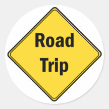 Road Sign- Road Trip Sticker