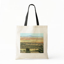 Road to Ciudad Real from Orgaz, Castilla-La Mancha Canvas Bags
