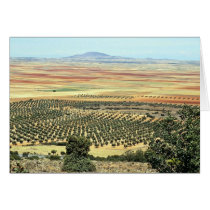Road to Ciudad Real from Orgaz, Castilla-La Mancha Card