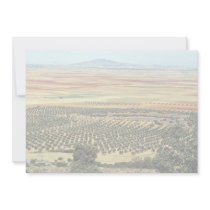 Road to Ciudad Real from Orgaz, Castilla-La Mancha Personalized Invitation