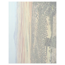 Road to Ciudad Real from Orgaz, Castilla-La Mancha Personalized Letterhead