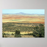 Road to Ciudad Real from Orgaz, Castilla-La Mancha Posters