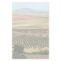 Road to Ciudad Real from Orgaz, Castilla-La Mancha Personalized Stationery