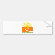 Road to Recovery Gear Bumper Stickers